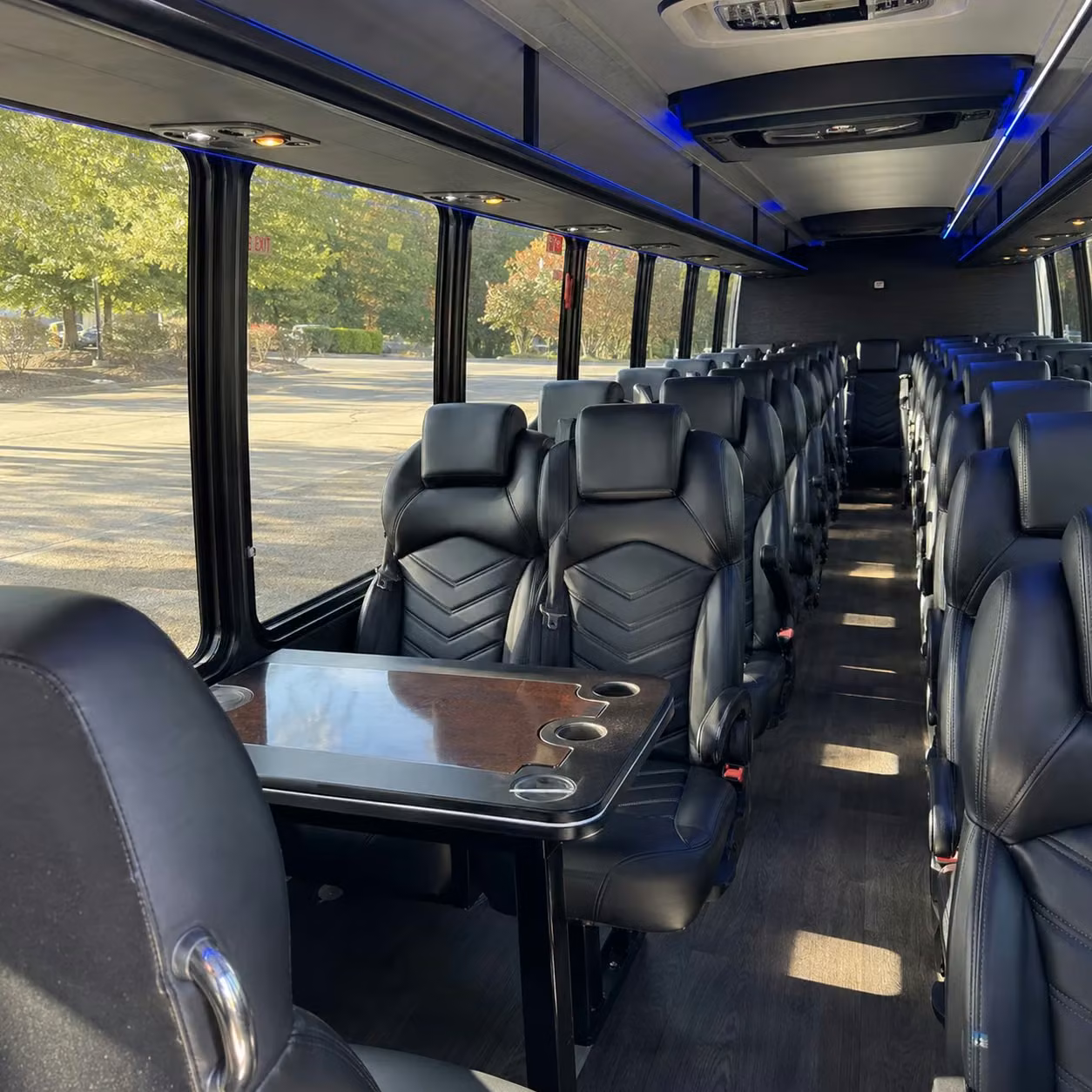 35 passenger minibus interior